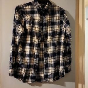 Chaps Fleece Casual Button Down Shirt